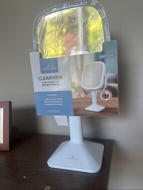Impressions Clearview Dual Sided LED Makeup Mirror